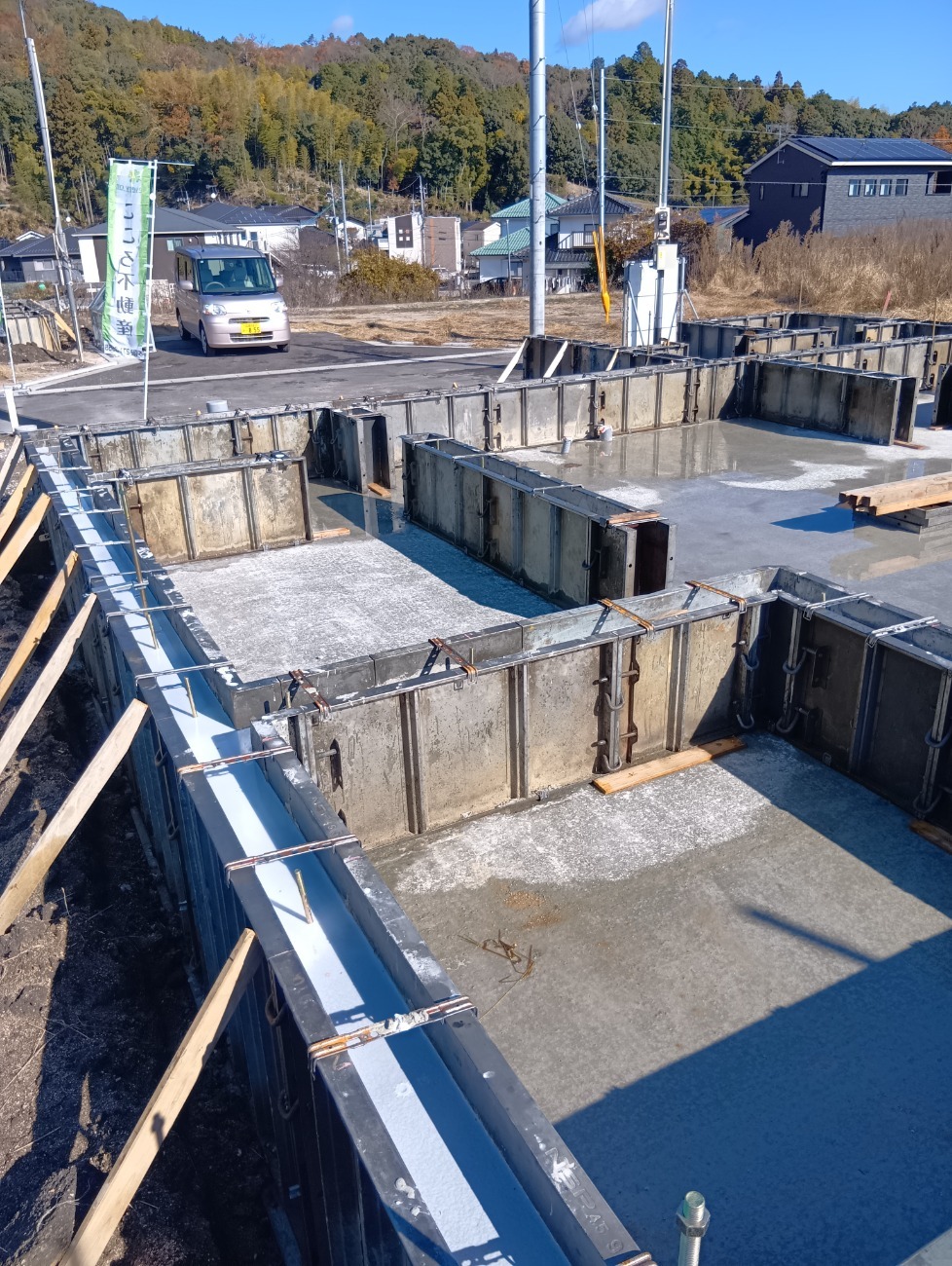 写真：【施工中】伴中央の家２