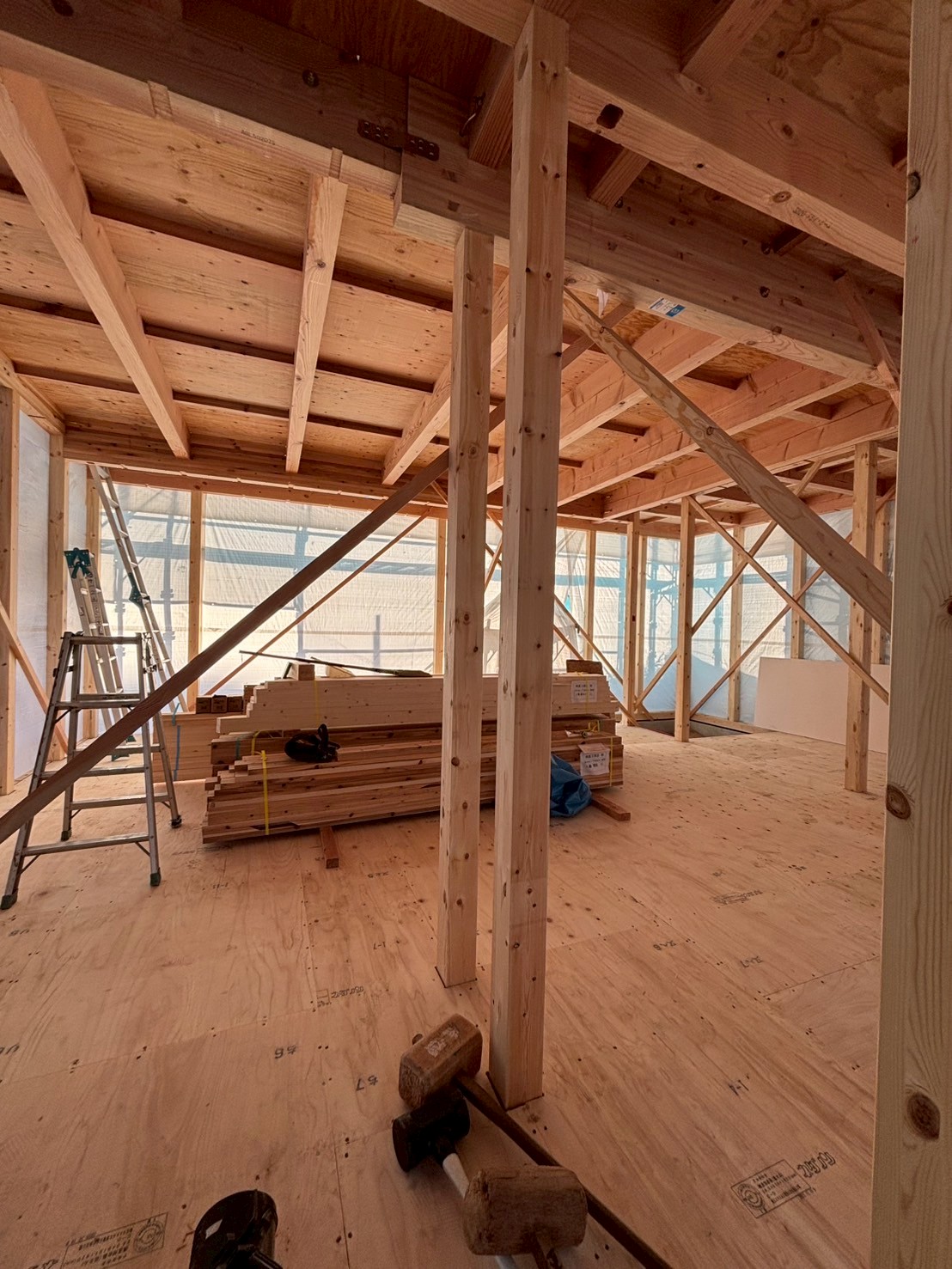 写真：【施工中】伴中央の家２