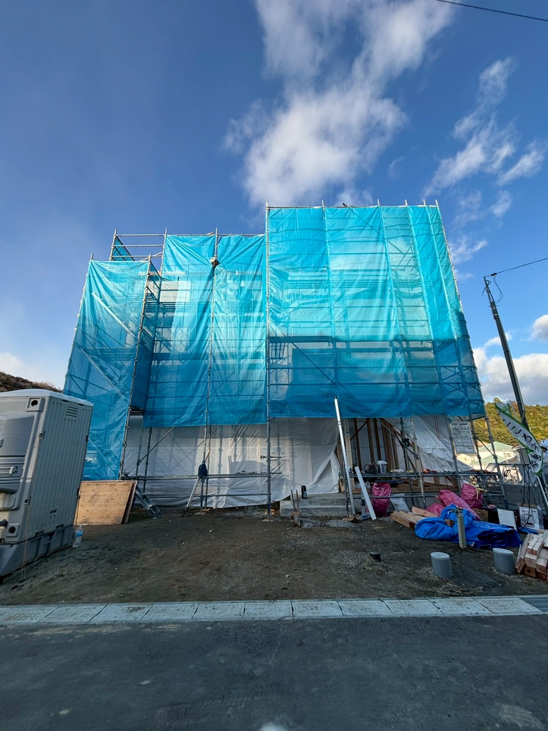 写真：【施工中】伴中央の家１